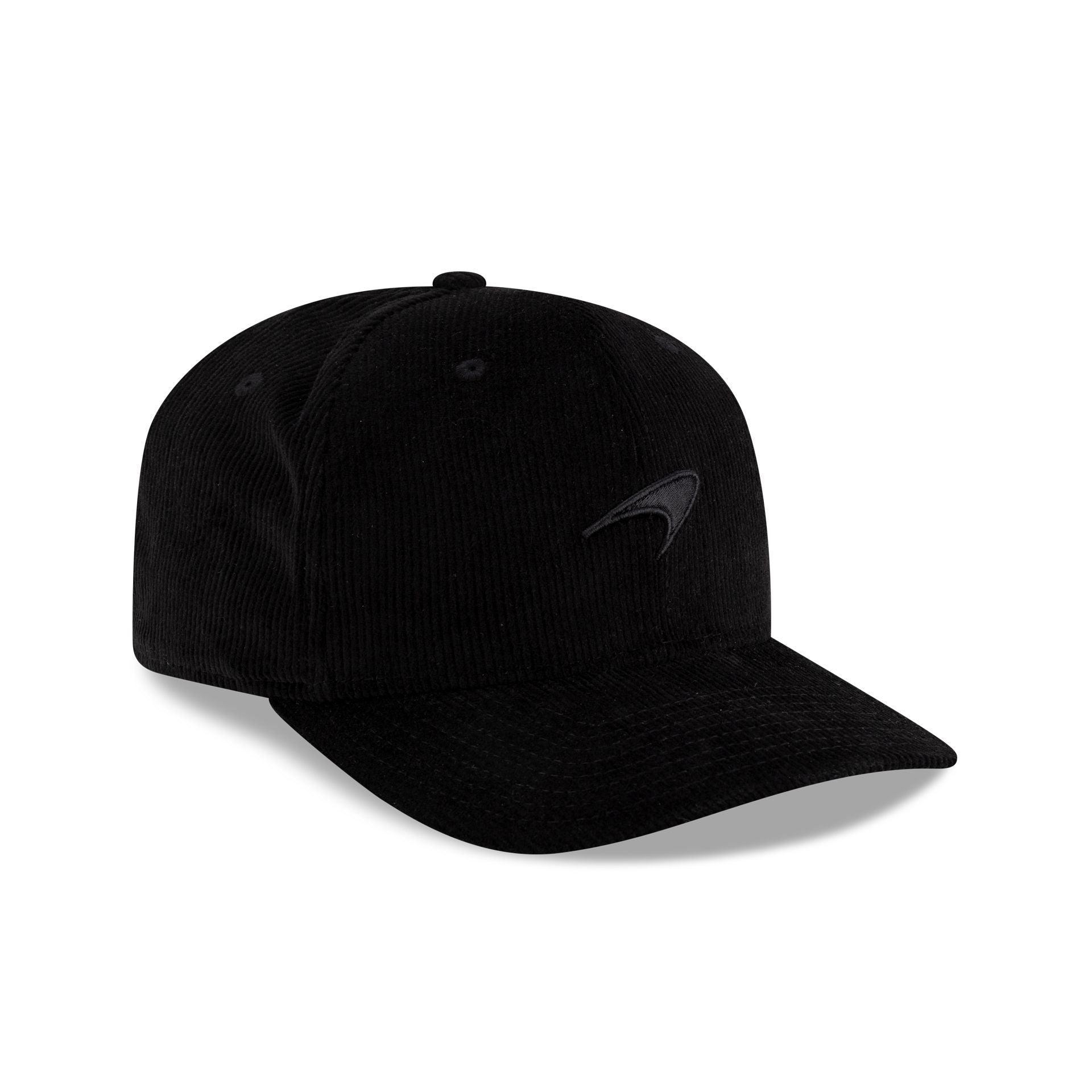 McLaren Formula 1 Team Black Cord 9FIFTY Pre-Curve Snapback Hat Male Product Image