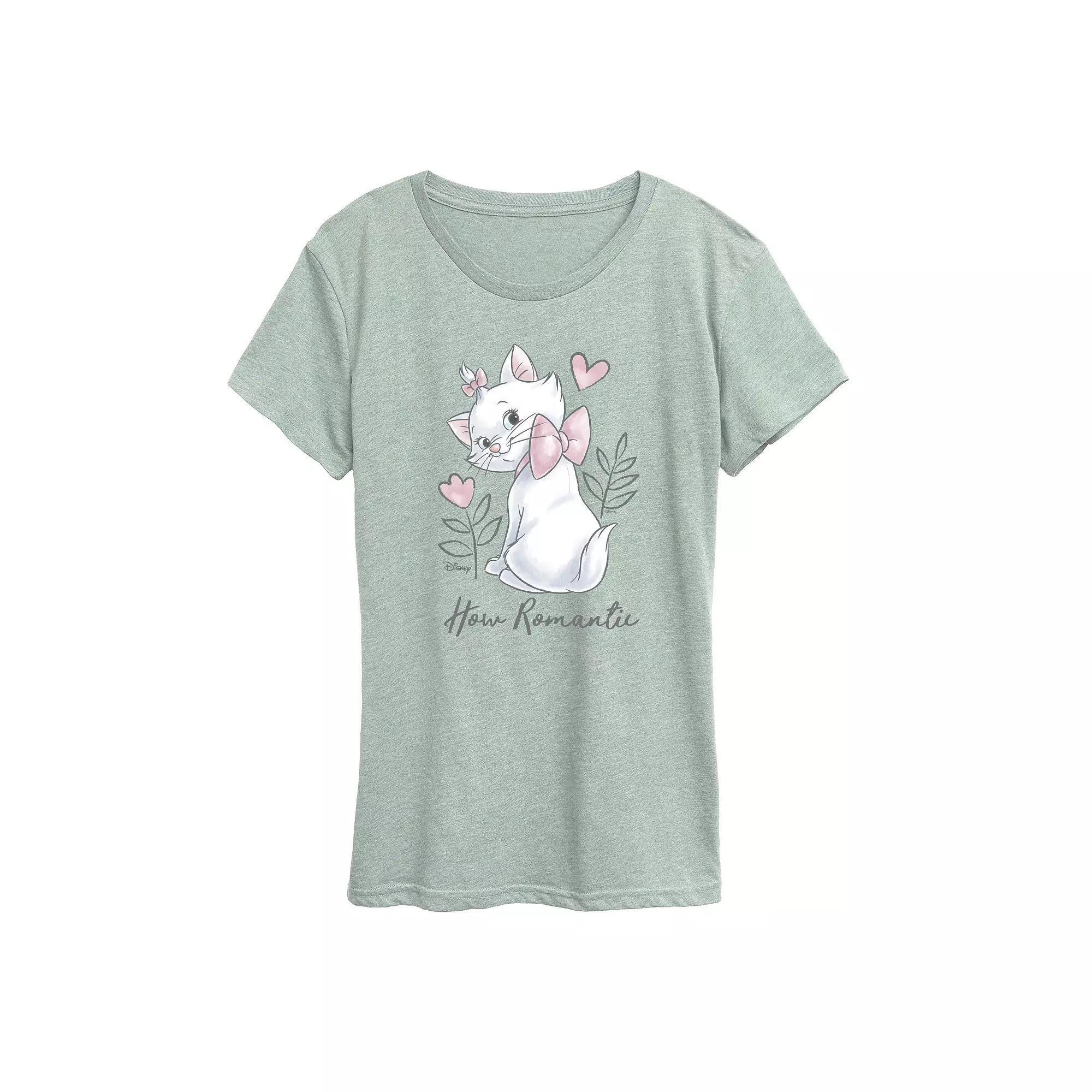 Disney's The Aristocats Women's Romantic Graphic Tee, Girl's,  Product Image