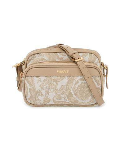 VERSACE Shoulder Bag Beige Size - Calfskin Product Image