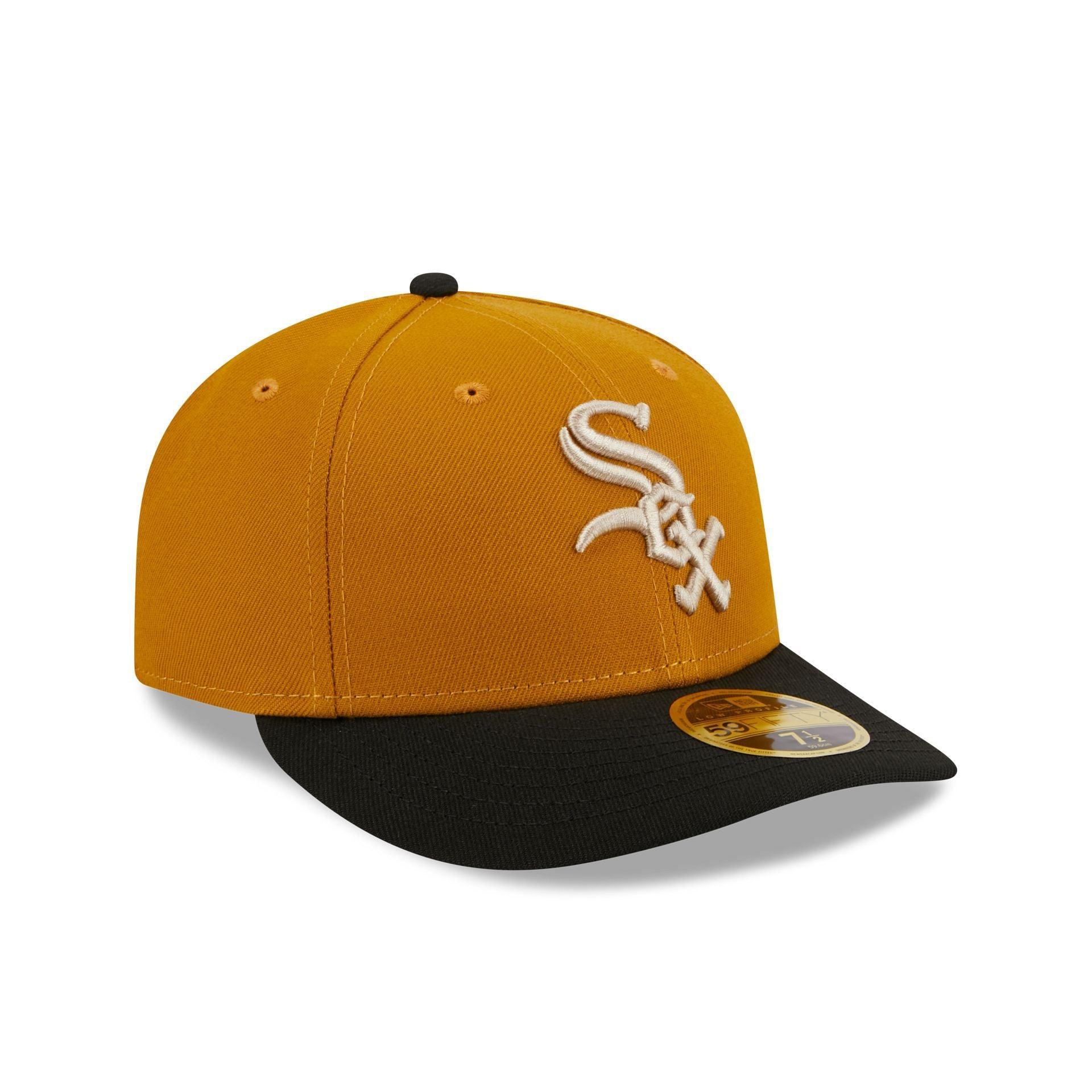 Chicago White Sox Vintage Gold Low Profile 59FIFTY Fitted Hat Male Product Image