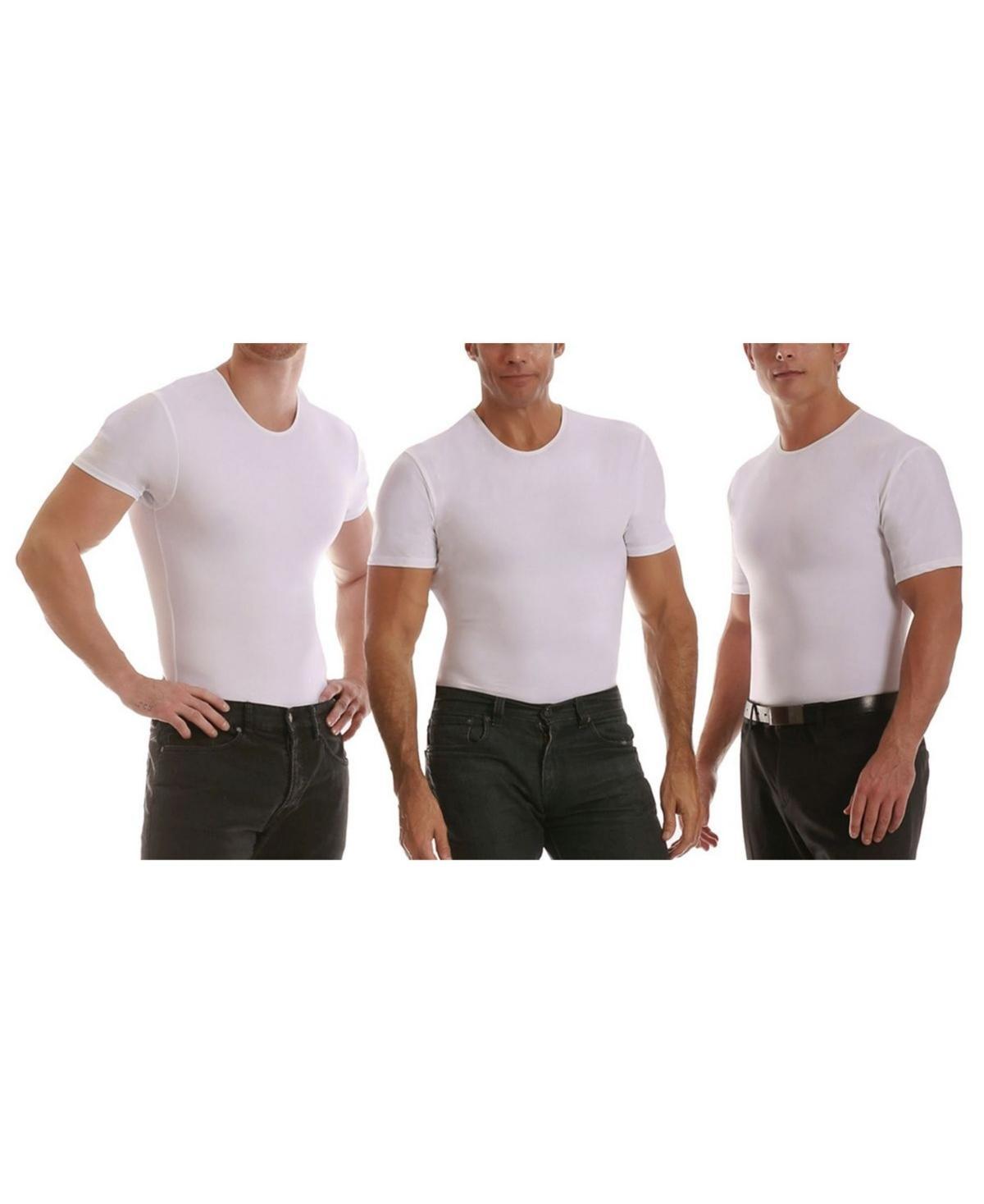 Insta Slim Mens 3 Pack Compression Short Sleeve Crew-Neck T-Shirts Product Image