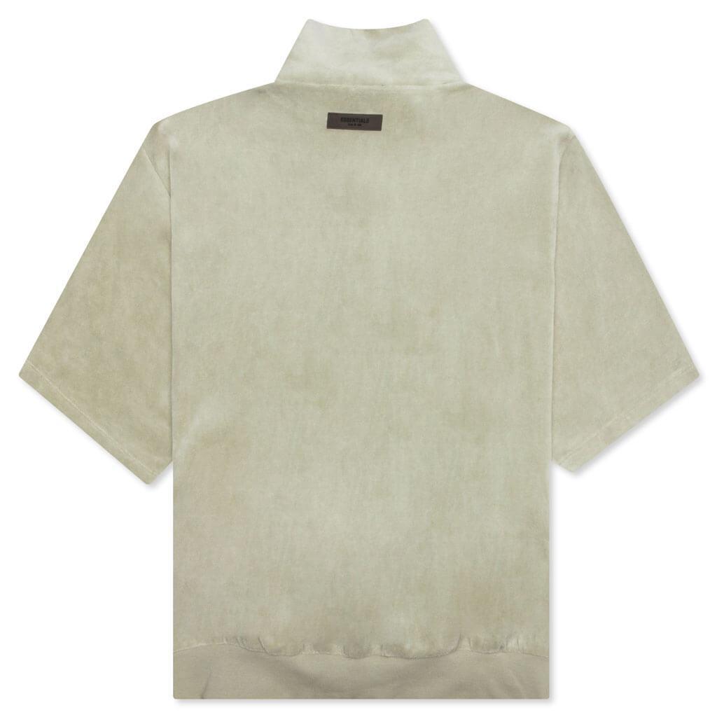 Essentials Women's Velour Mockneck - Seafoam Female Product Image