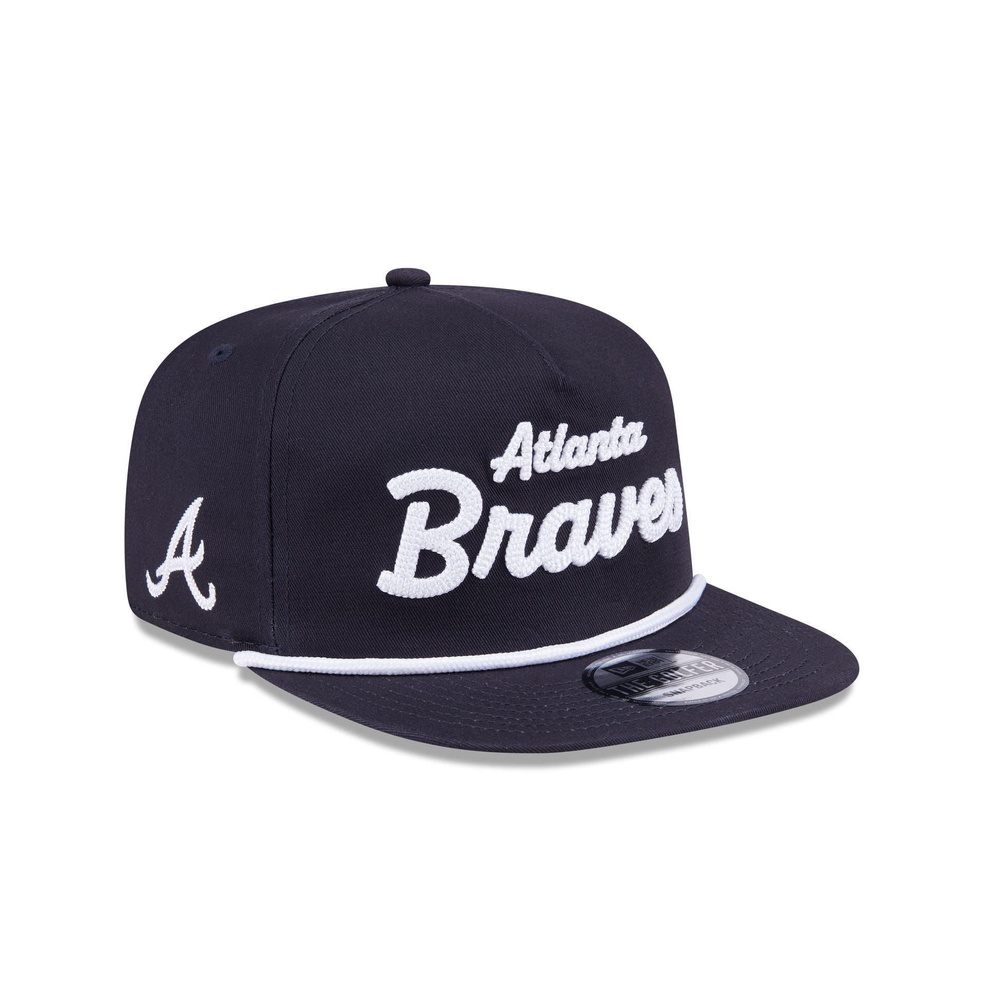 Atlanta Braves Team Text Golfer Hat Male Product Image