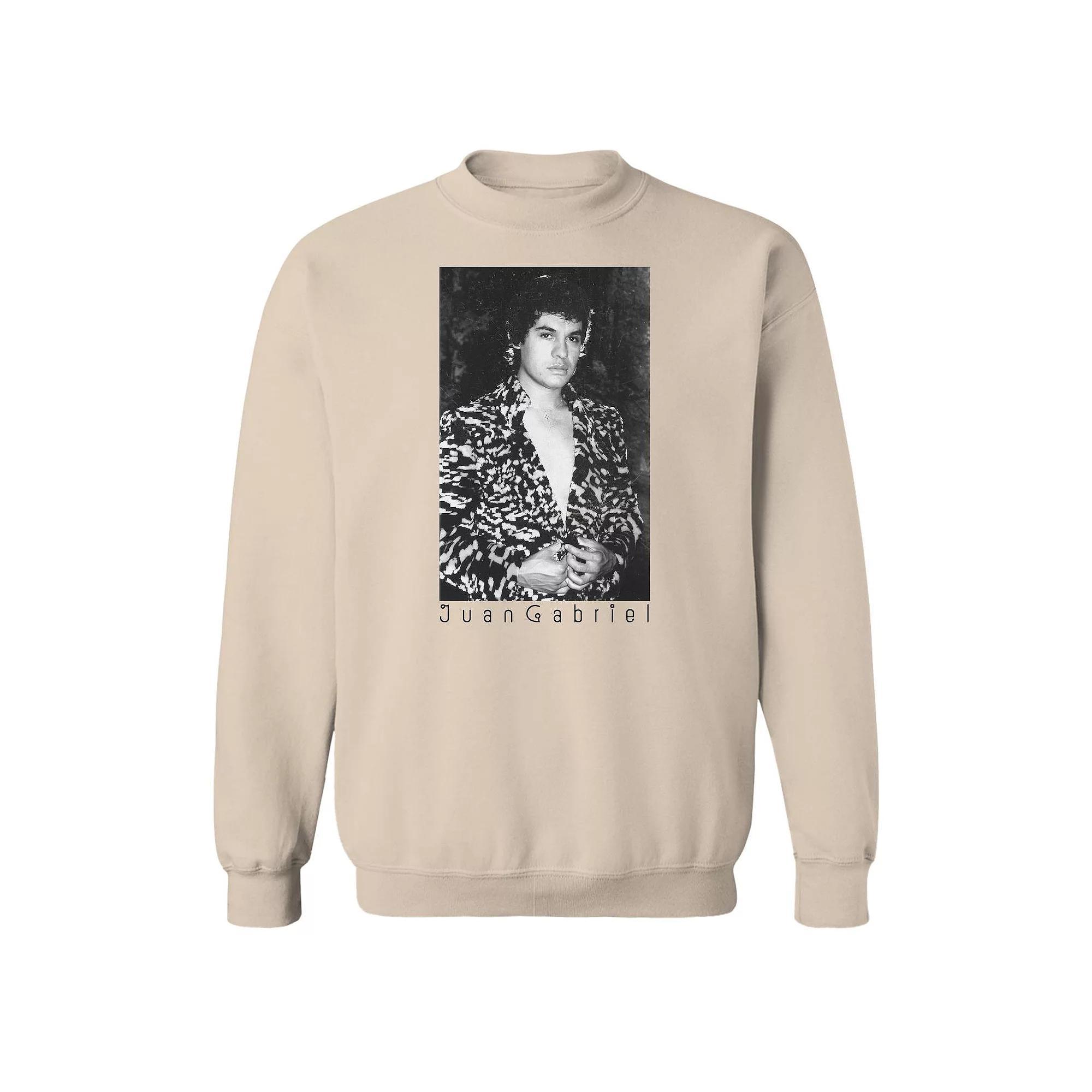 Men's Portrait Graphic Sweatshirt, Size: XXL, Brown Product Image