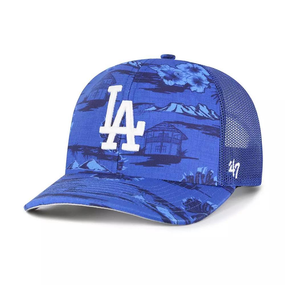 Men's '47 Blue Los Angeles Dodgers Fiji Trucker Adjustable Hat Product Image