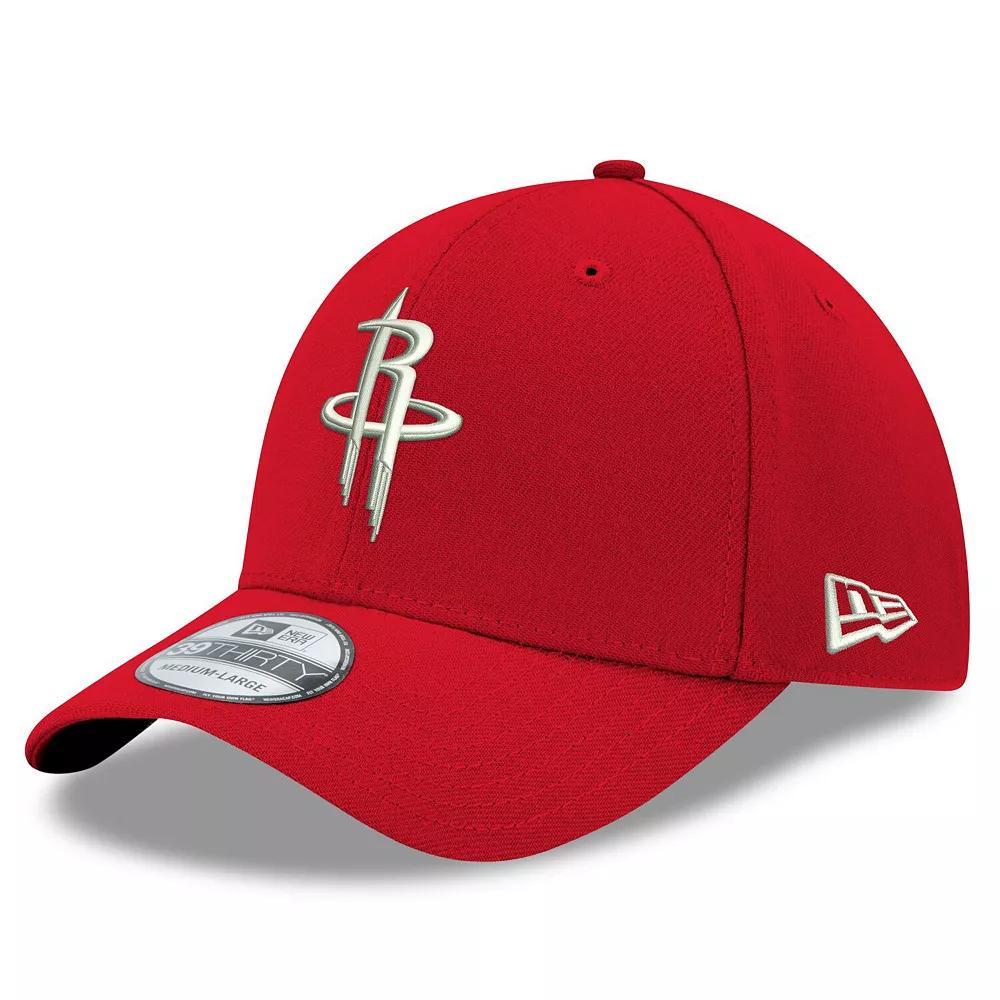 Men's New Era Red Houston Rockets Team Classic 39THIRTY Flex Hat, Size: Medium/Large Product Image