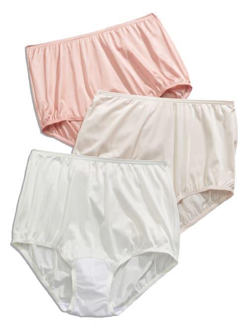 Women's Vanity Fair Lingerie® Perfectly Yours Ravissant 3-Pack Brief Panty Set 15711, Size: 6, White Asst Product Image