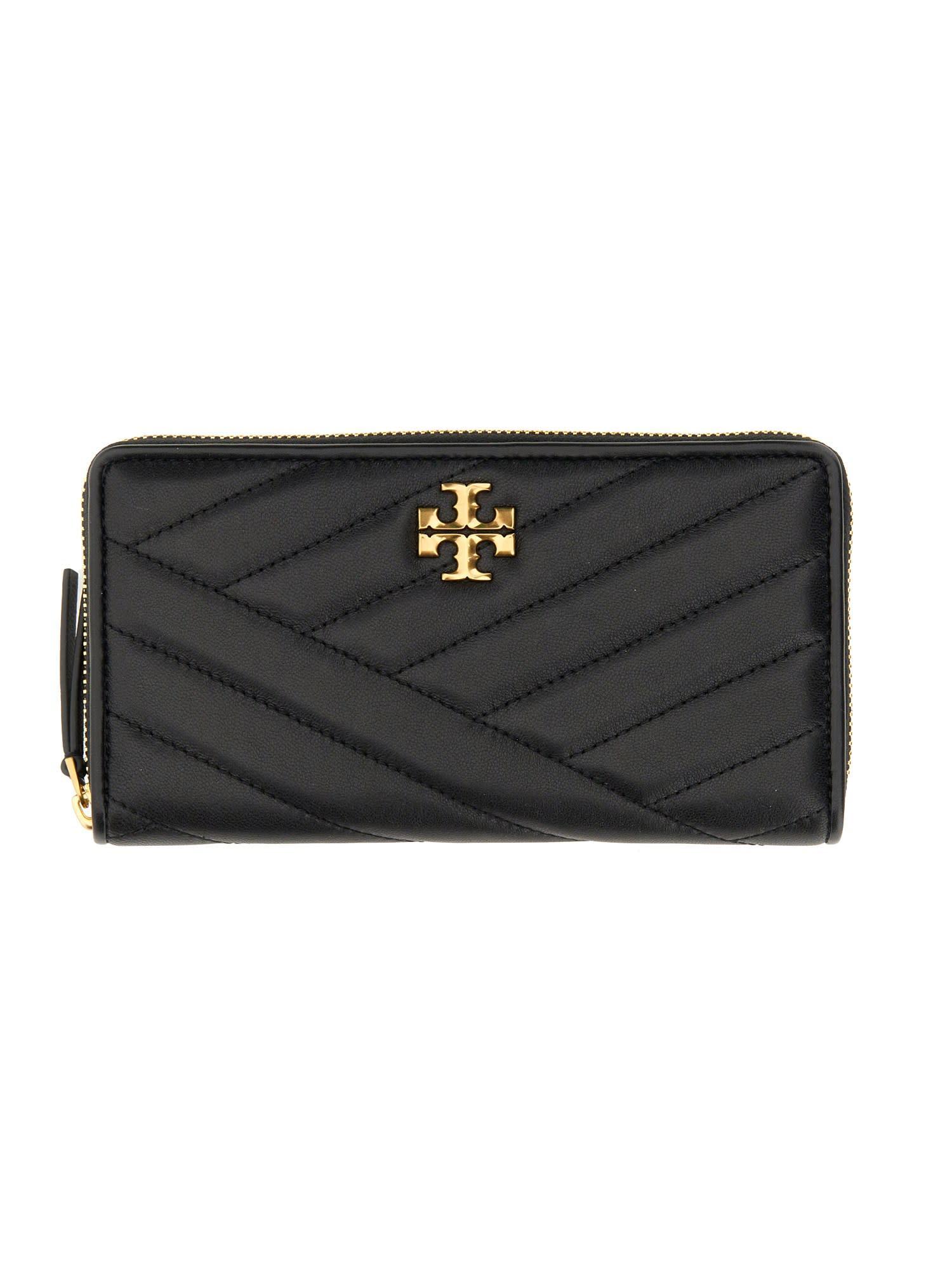 Kira Continental Leather Wallet In Black Product Image