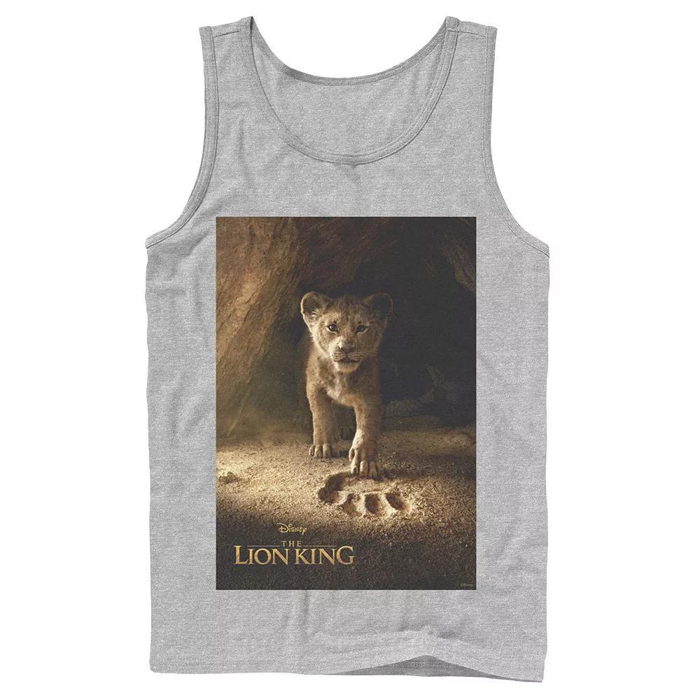 Disney's The Lion King Simba Paw Men's Live Action Movie Poster Tank Top,  Product Image