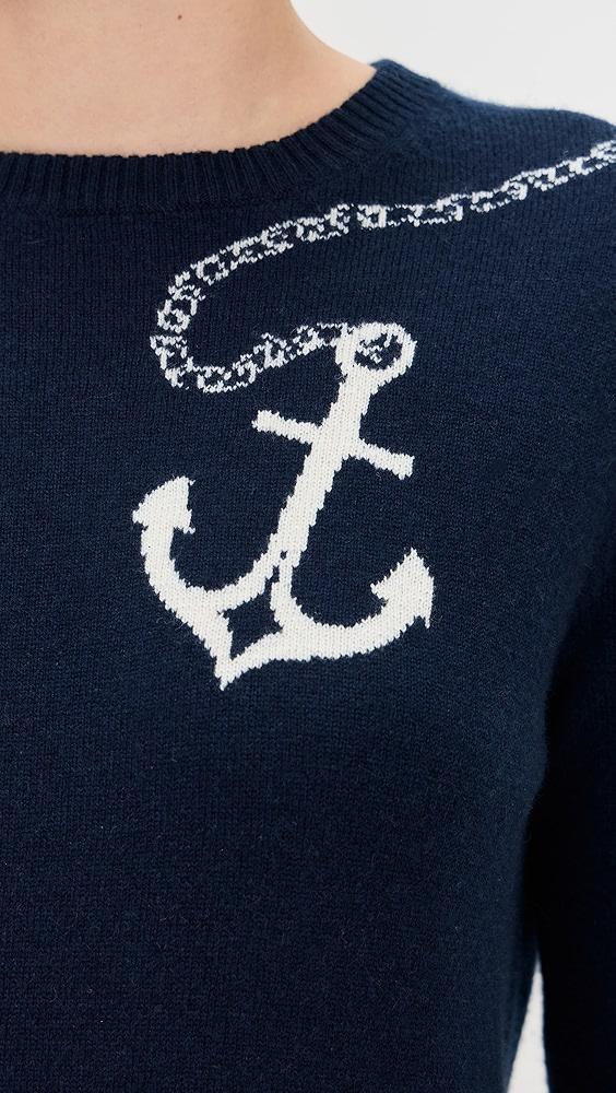 Jumper 1234 Cashmere Anchor Crew Sweater | Shopbop Product Image