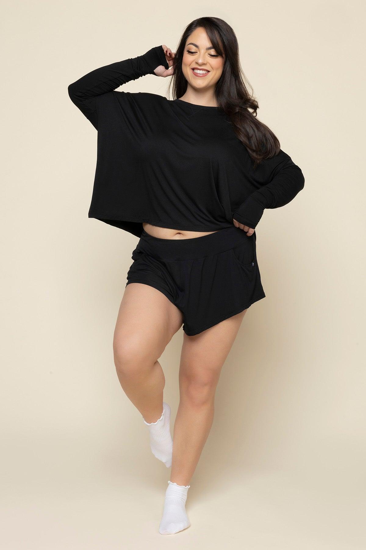 Perfect Lounge Shorts - Black Product Image