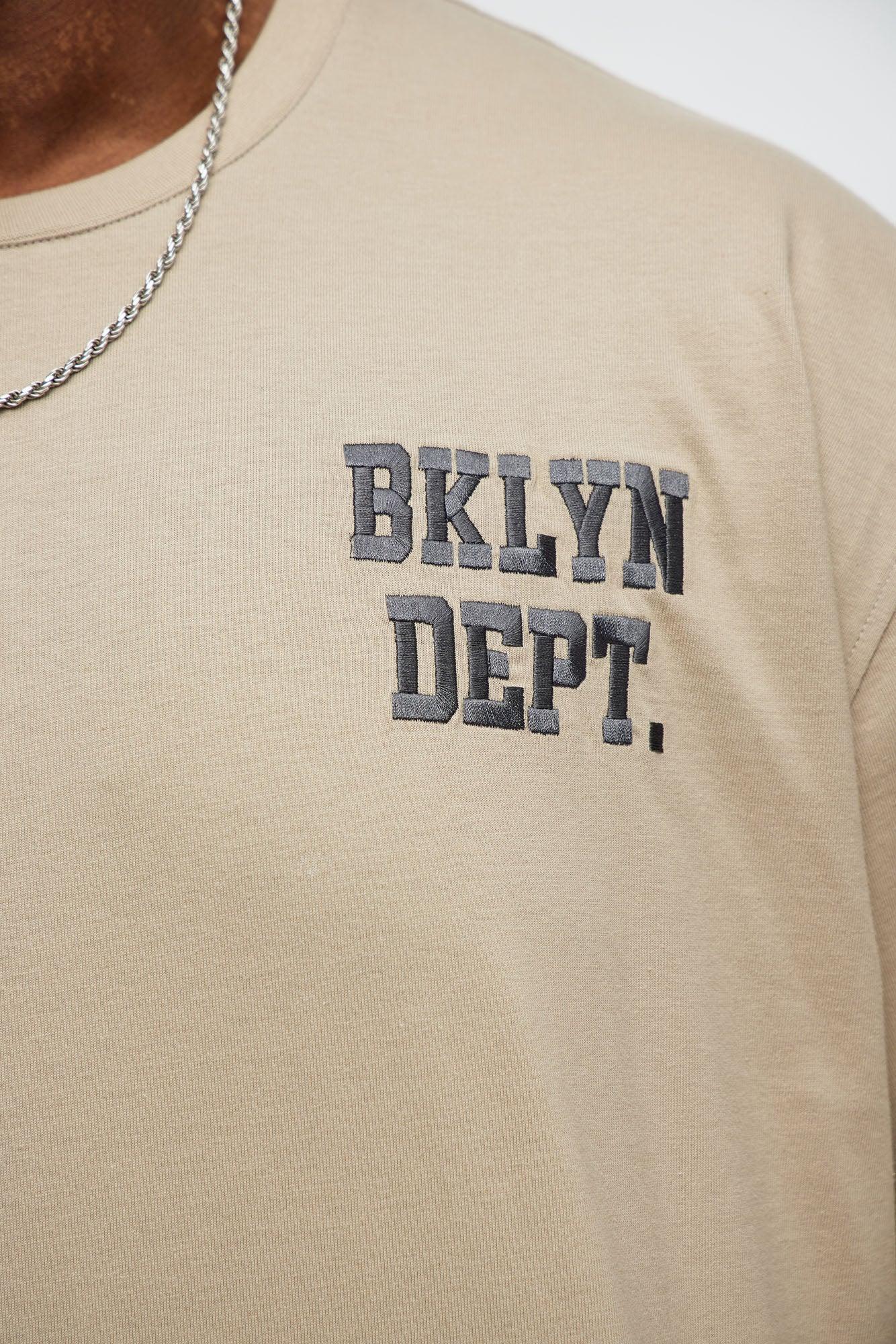 Short Sleeve Blessed Puff Print Tee - Stone Male Product Image