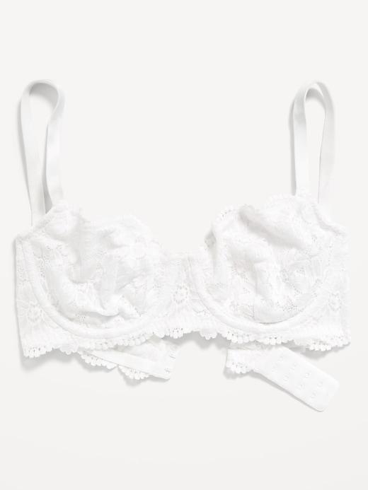 Lace Underwire Balconette Bra Product Image