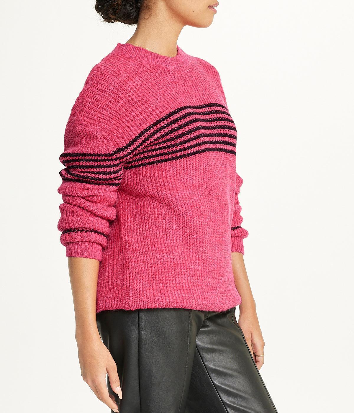 Striped Tunic Sweater Product Image
