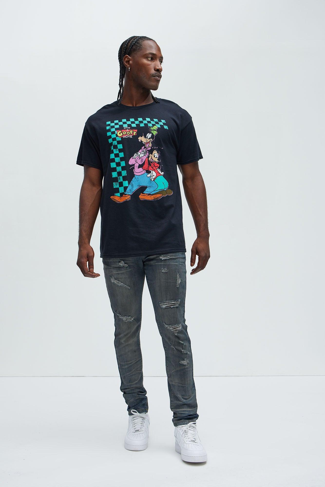 Disney Goofy Movie Oversized Short Sleeve Tee - Black Product Image