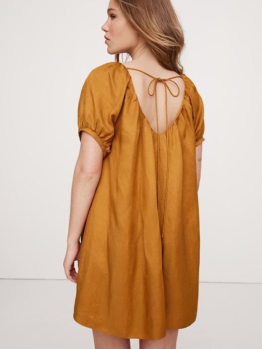 Viscose-Linen Mini Dress Product Image