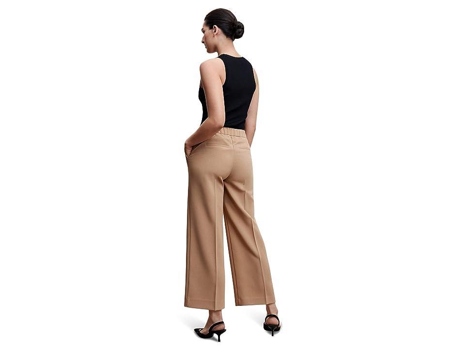 MANGO Dorado2 Trousers (Camel) Women's Clothing Product Image