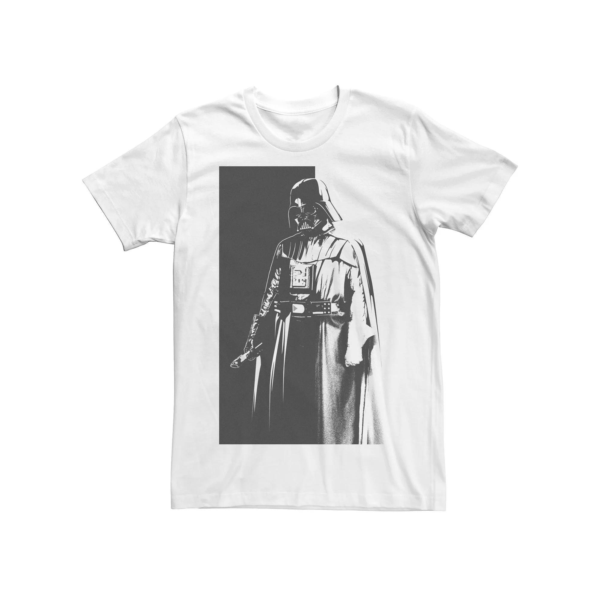 Men's Star Wars Darth Vader Split Tonal Tee, Size: Large, White Product Image