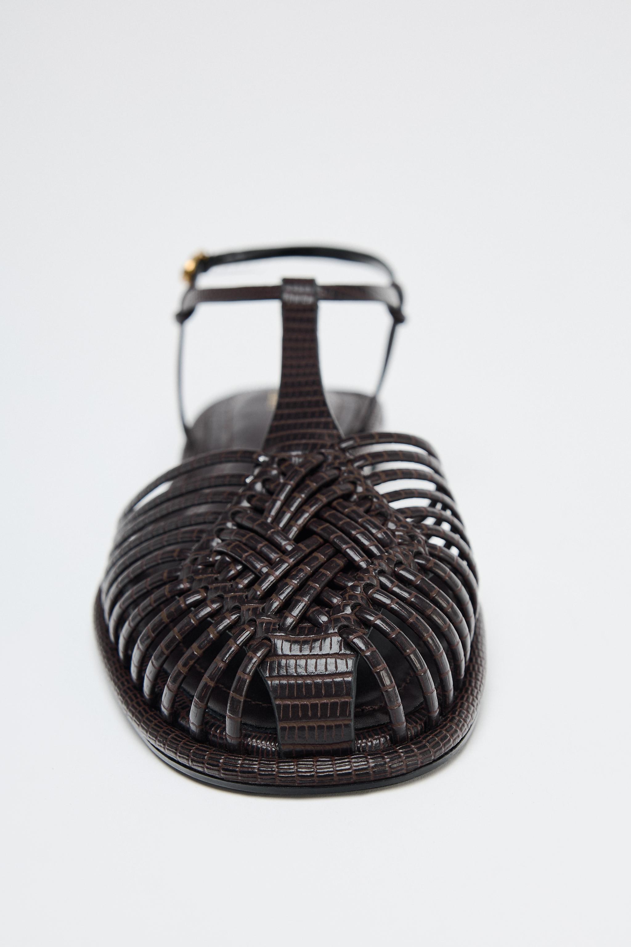 WOVEN CAGE SANDALS Product Image