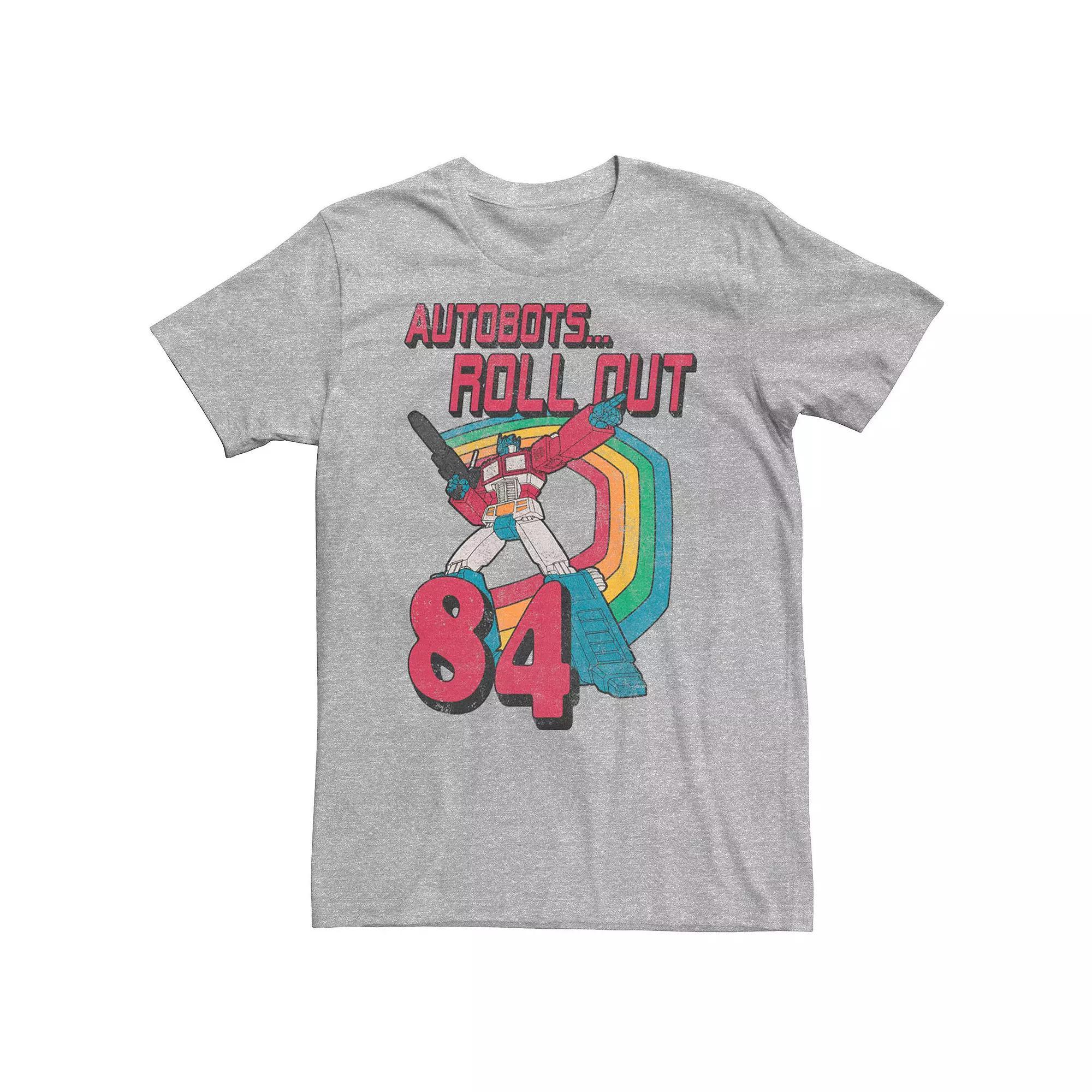 Big & Tall Transformers Autobots Roll Out 84 Retro Tee, Men's,  Product Image