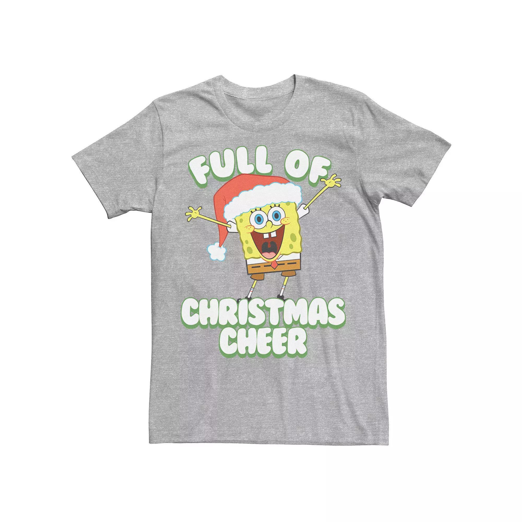 Men's SpongeBob SquarePants Full of Cheer Tee, Size: XL, Black Product Image