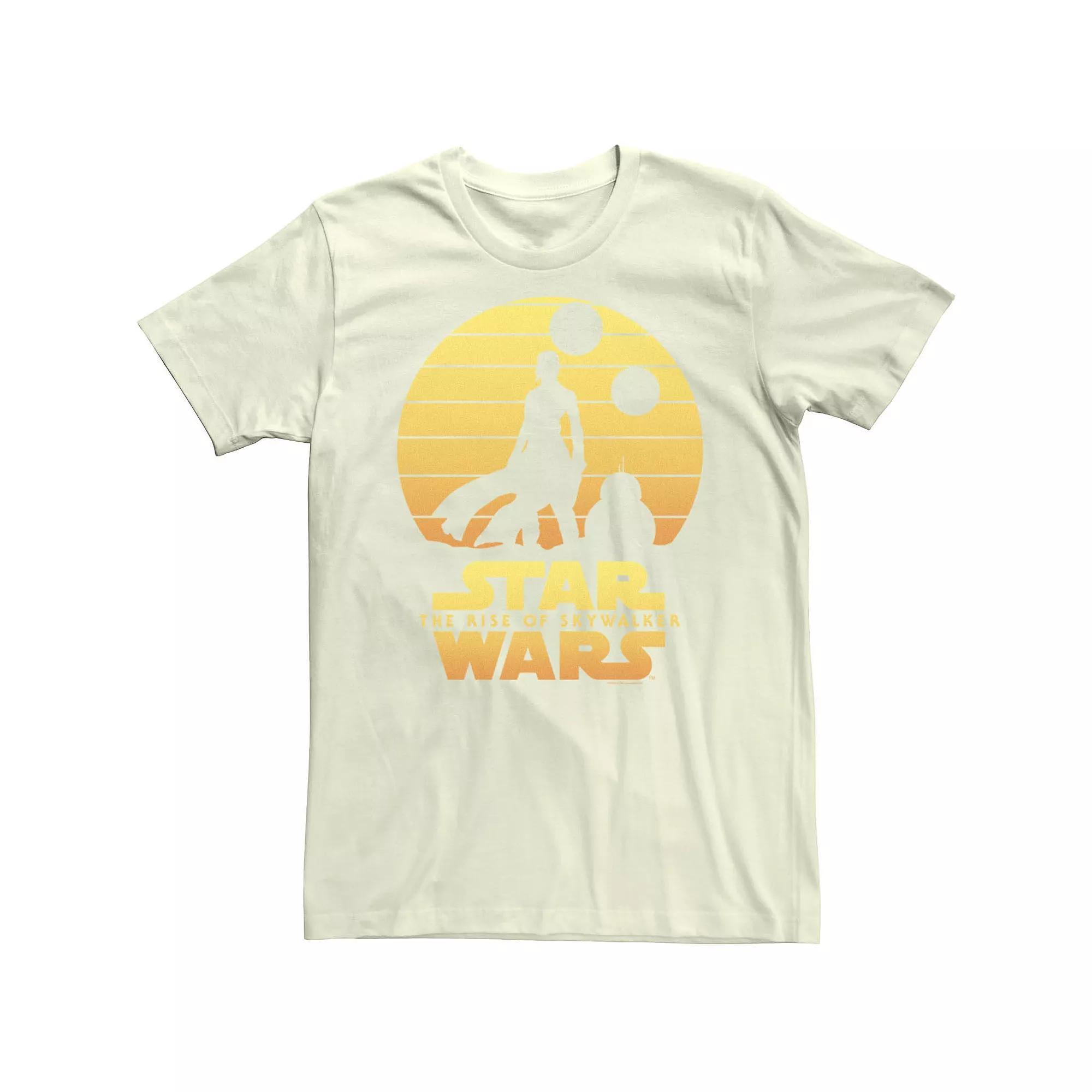 Men's Star Wars: The Rise Of Skywalker Rey & BB-8 Silhouette Tee,  Product Image