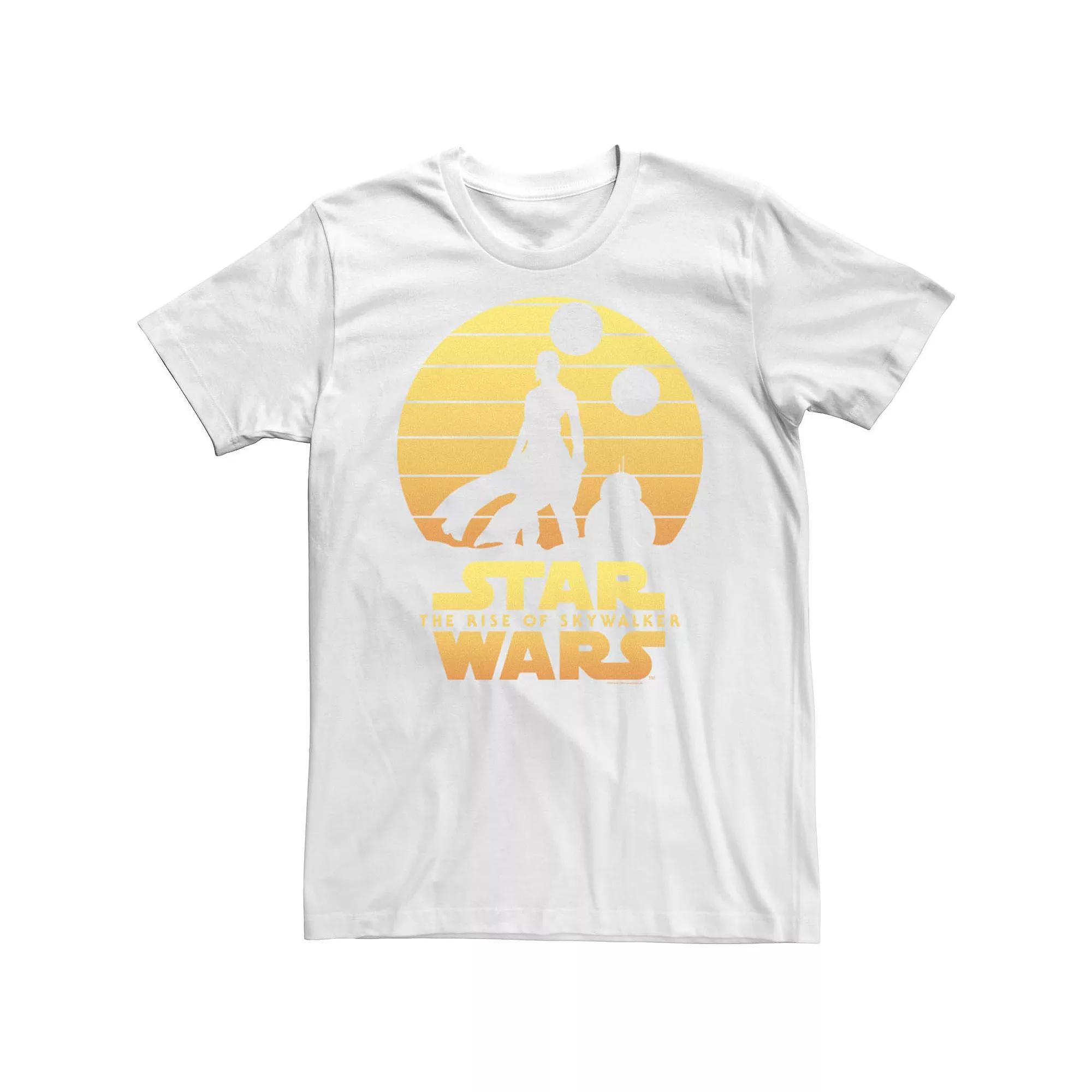 Men's Star Wars: The Rise Of Skywalker Rey & BB-8 Silhouette Tee,  Product Image
