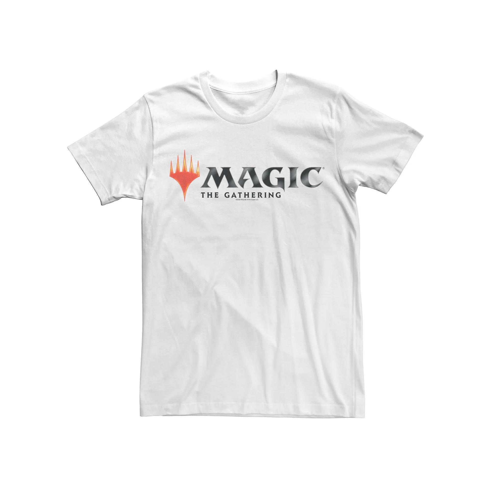 Men's Magic The Gathering Logo Tee, Size: Large, White Product Image