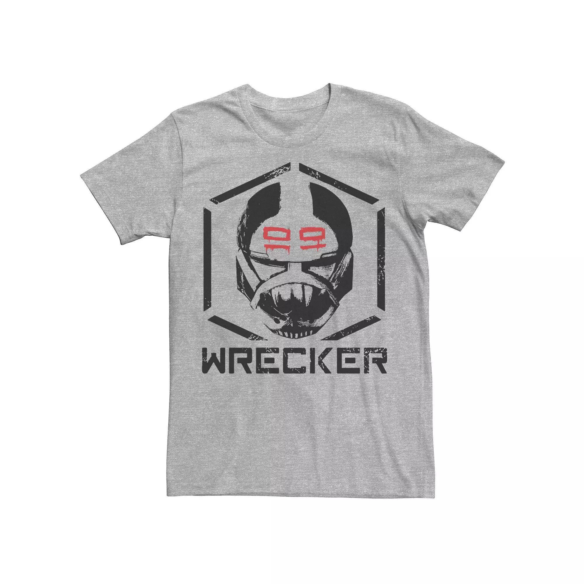 Men's Star Wars The Bad Batch Wrecker Head Shot Stamp Tee, Size: XXL, Athletic Grey Product Image