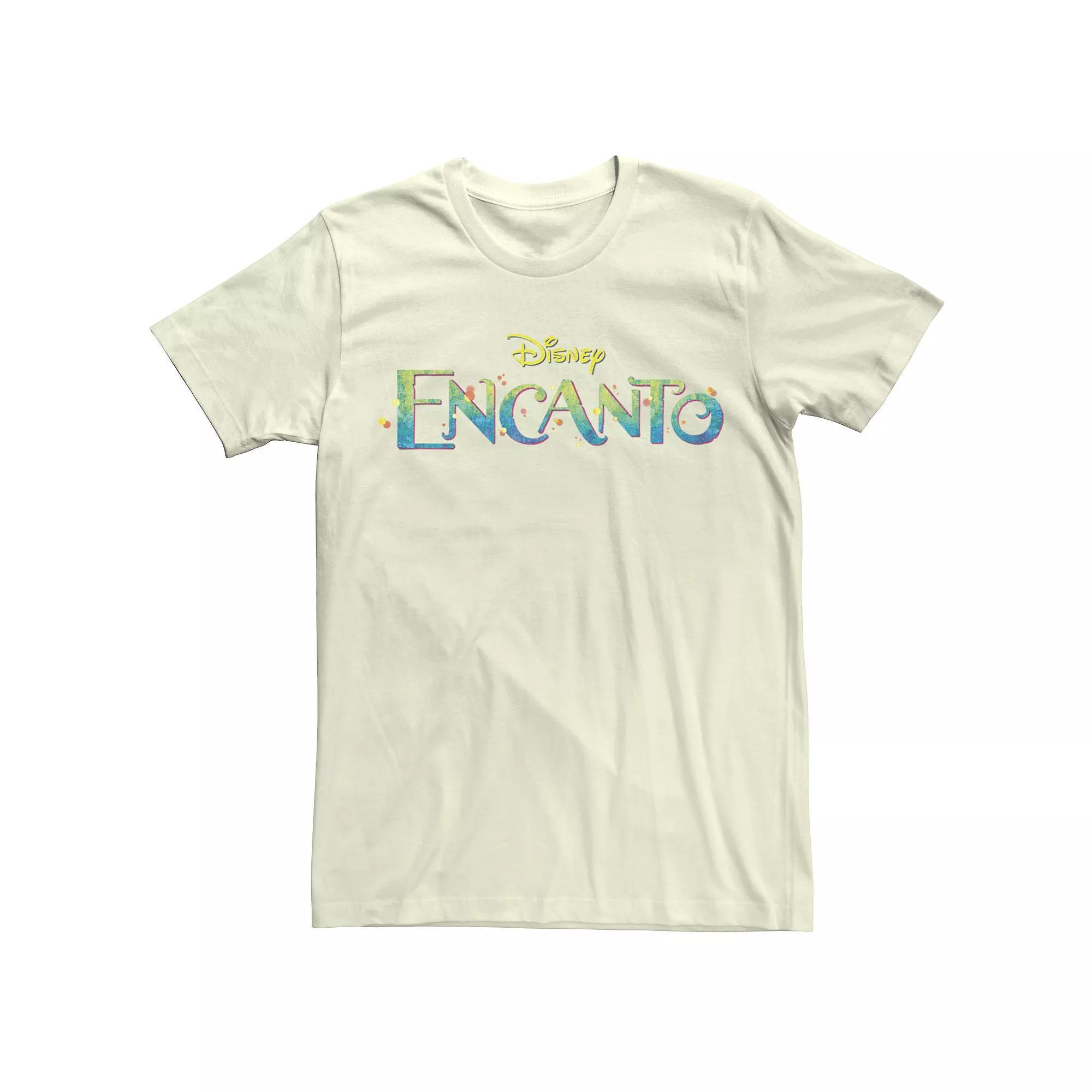 Disney's Encanto Men's Gradient Logo Tee, Size: Large, Natural Product Image