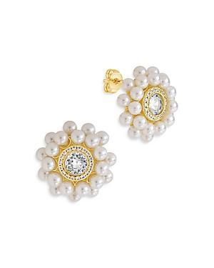 Sterling Forever Betty Stud Earrings Product Image