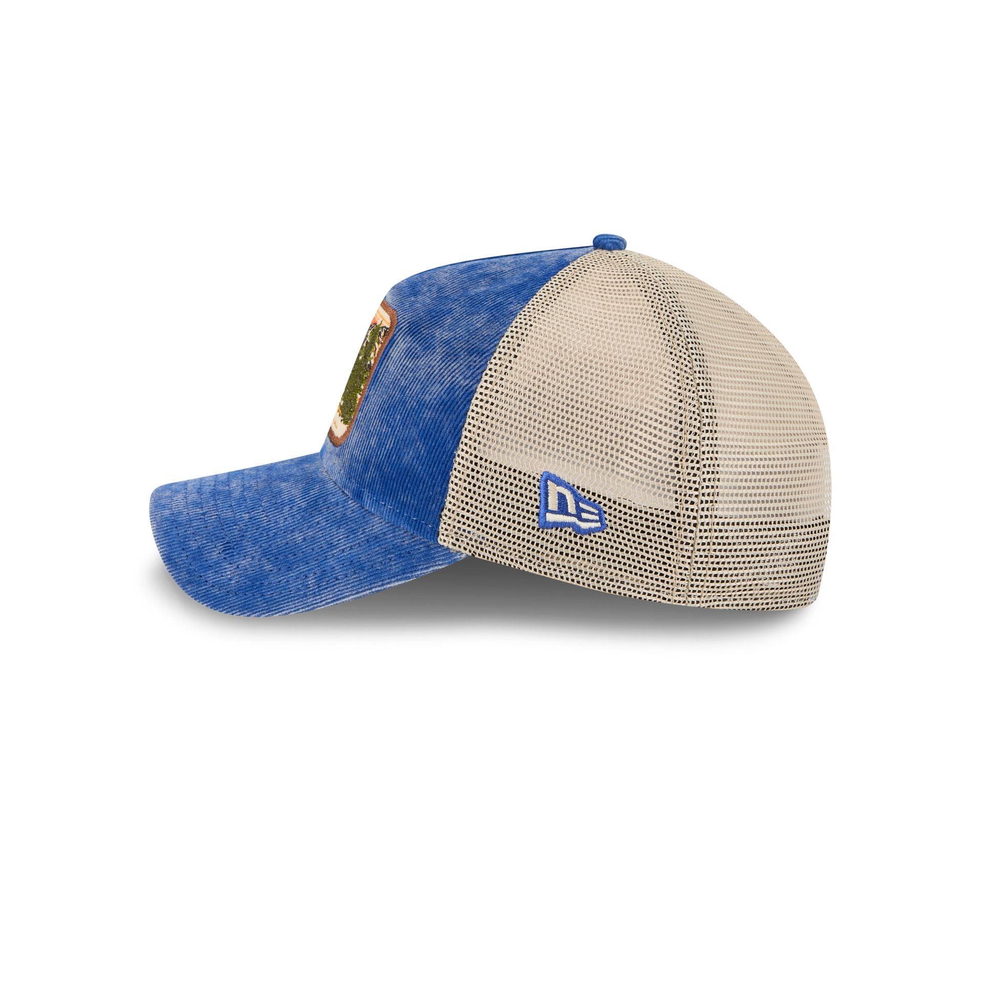 Houston Texans Vintage Landscape 9TWENTY A-Frame Trucker Hat Male Product Image