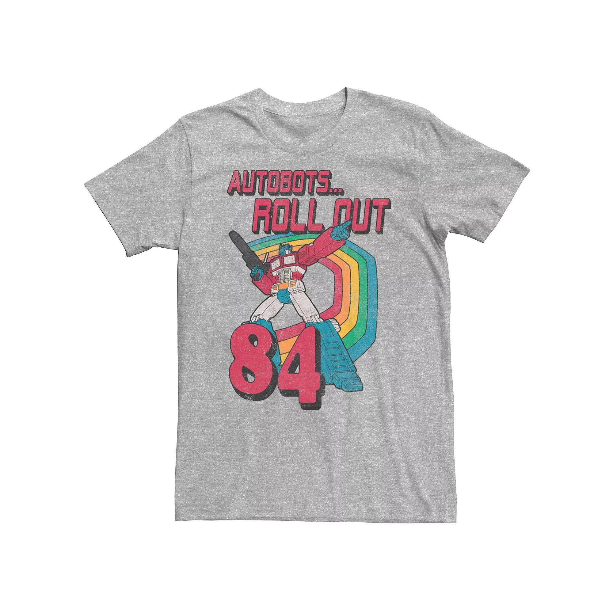 Big & Tall Transformers Autobots Roll Out 84 Retro Tee, Men's,  Product Image