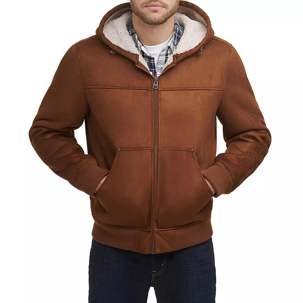 Men's Levi's® Faux Shearling Sherpa Lined Hooded Jacket,  Product Image
