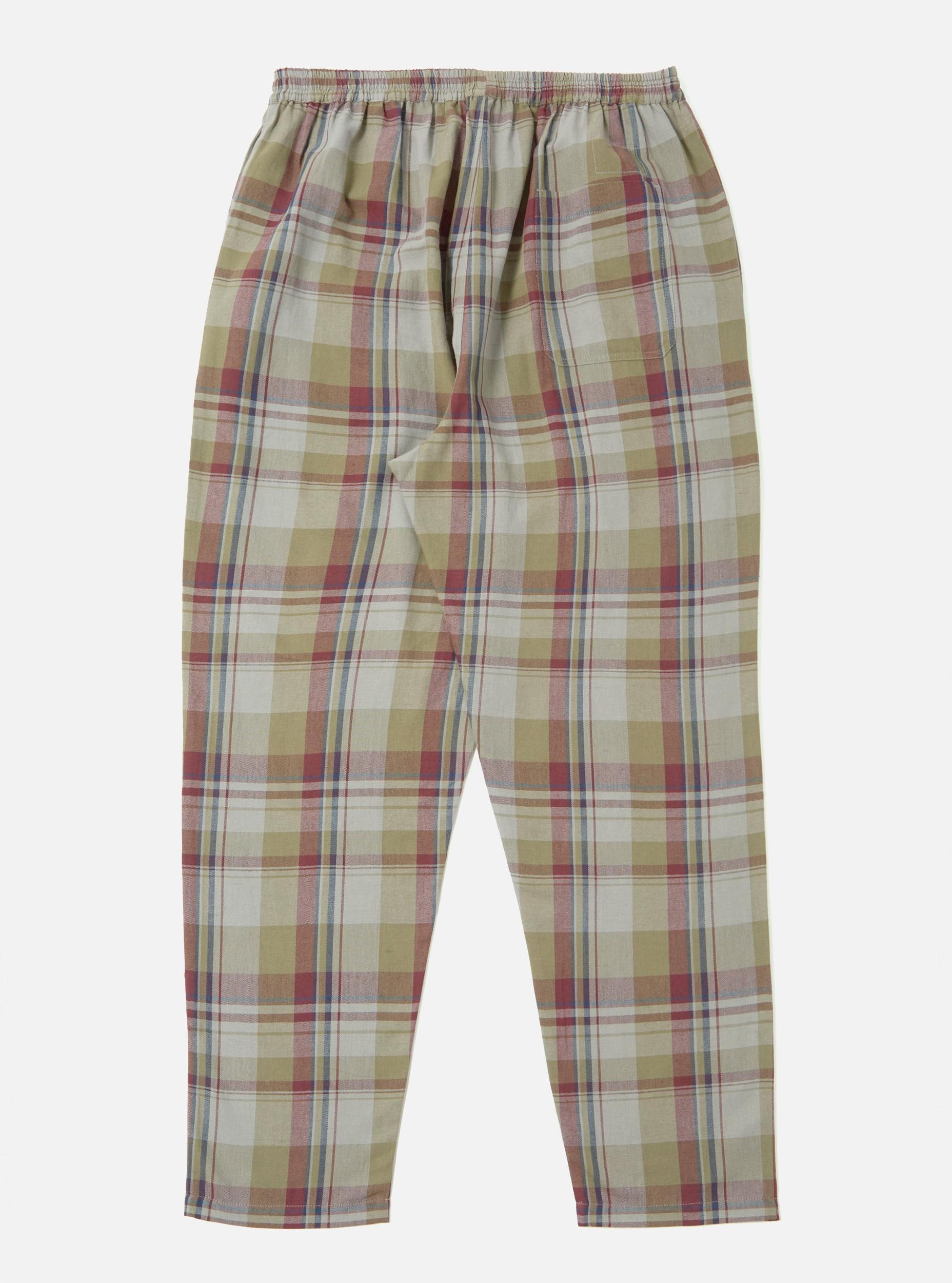 Green Kip Check Long Pyjama Set Product Image