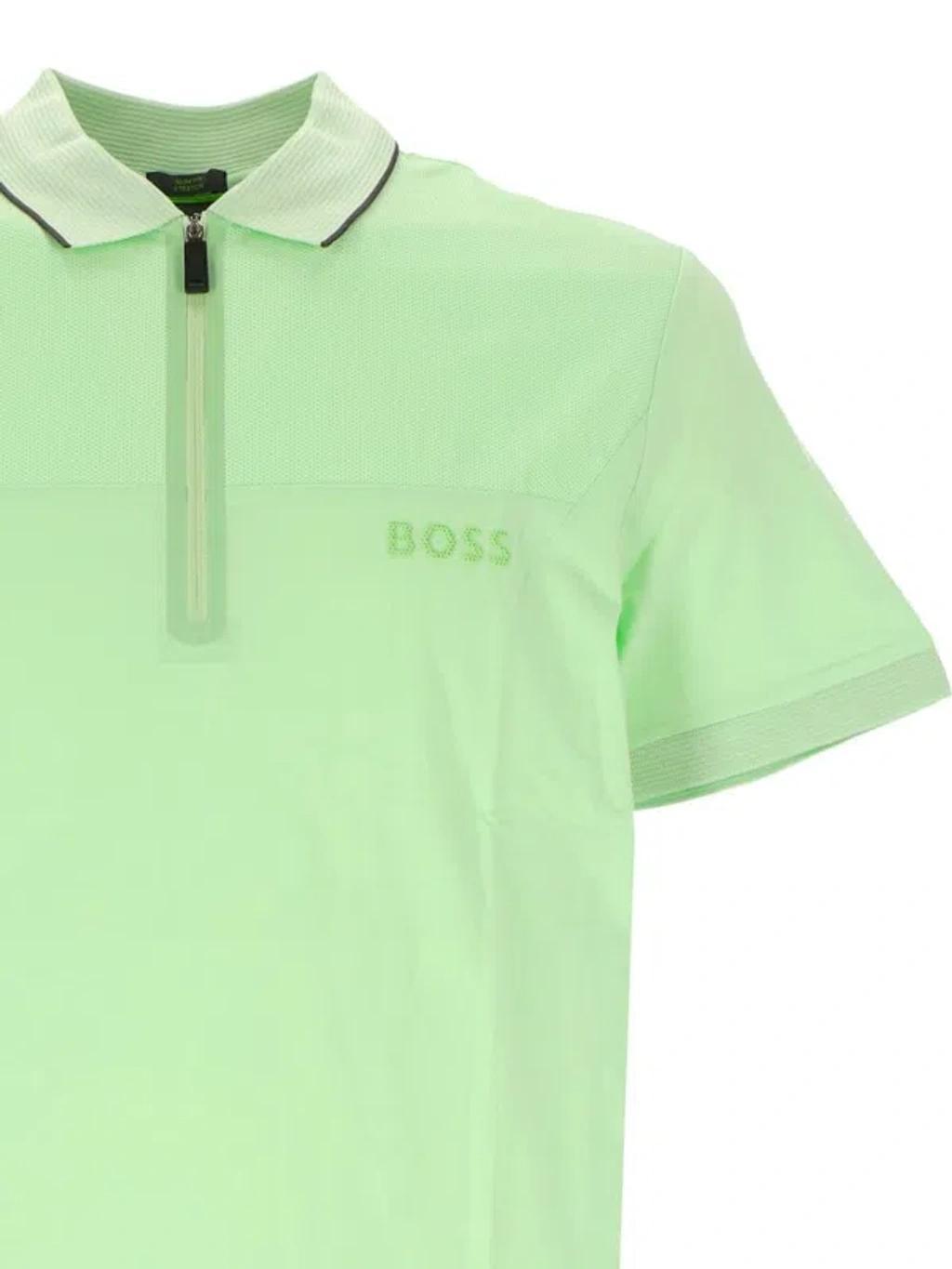 HUGO BOSS Boss T-shirts And Polos In Open Green Product Image