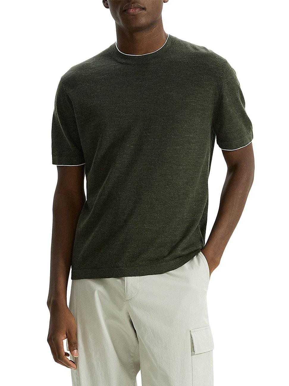 Mens Kolben Linen-Blend T-Shirt Product Image