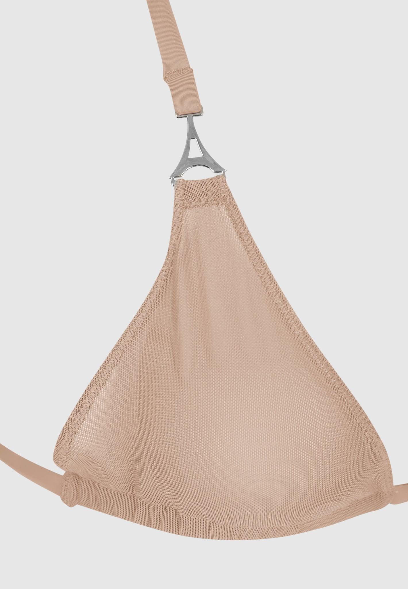 Mesh Bralette - Taupe Female Product Image