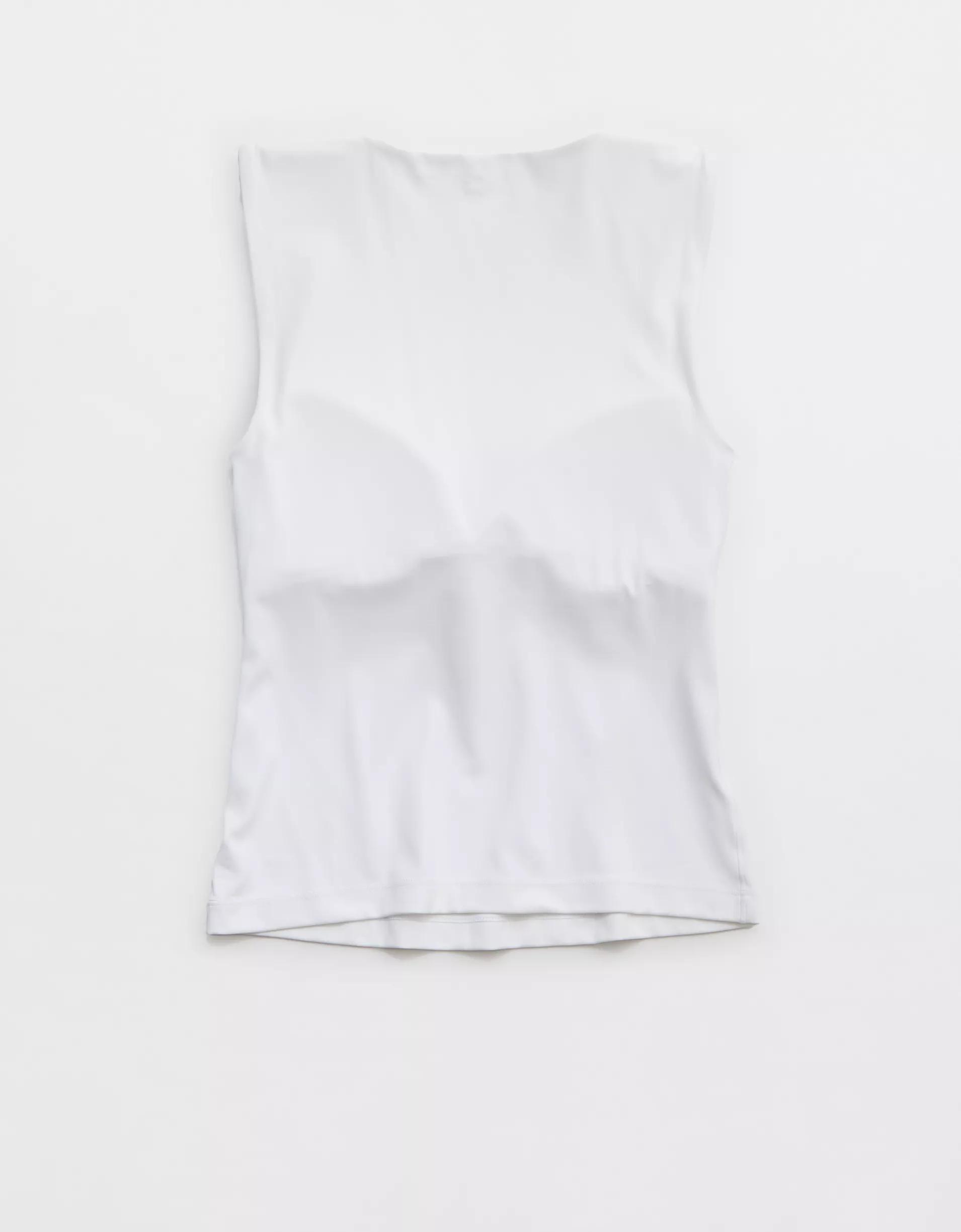 OFFLINE By Aerie Real Me Low Key Square Neck Tank Top Product Image