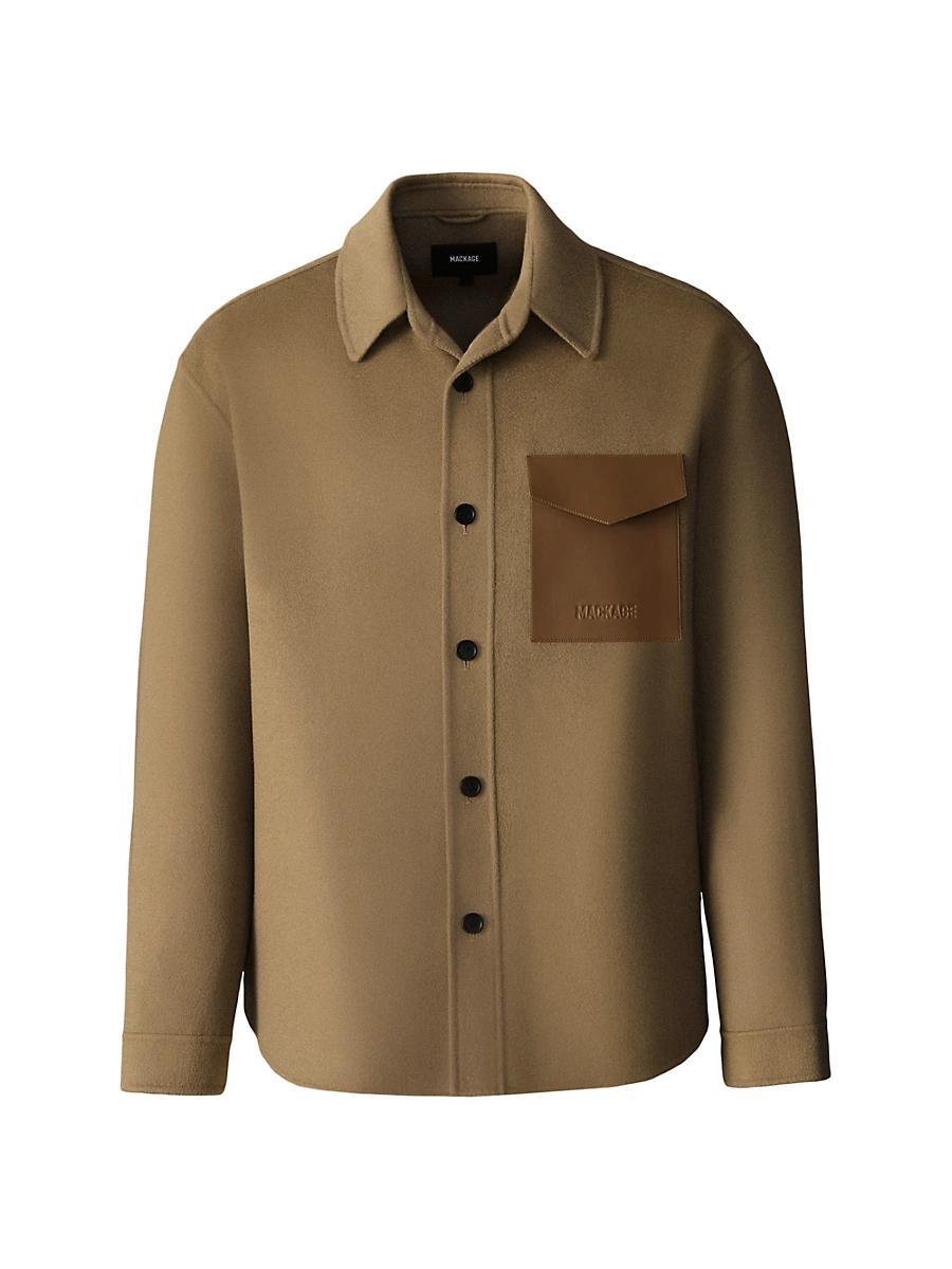 Mens Emmanuel Wool Overshirt Product Image
