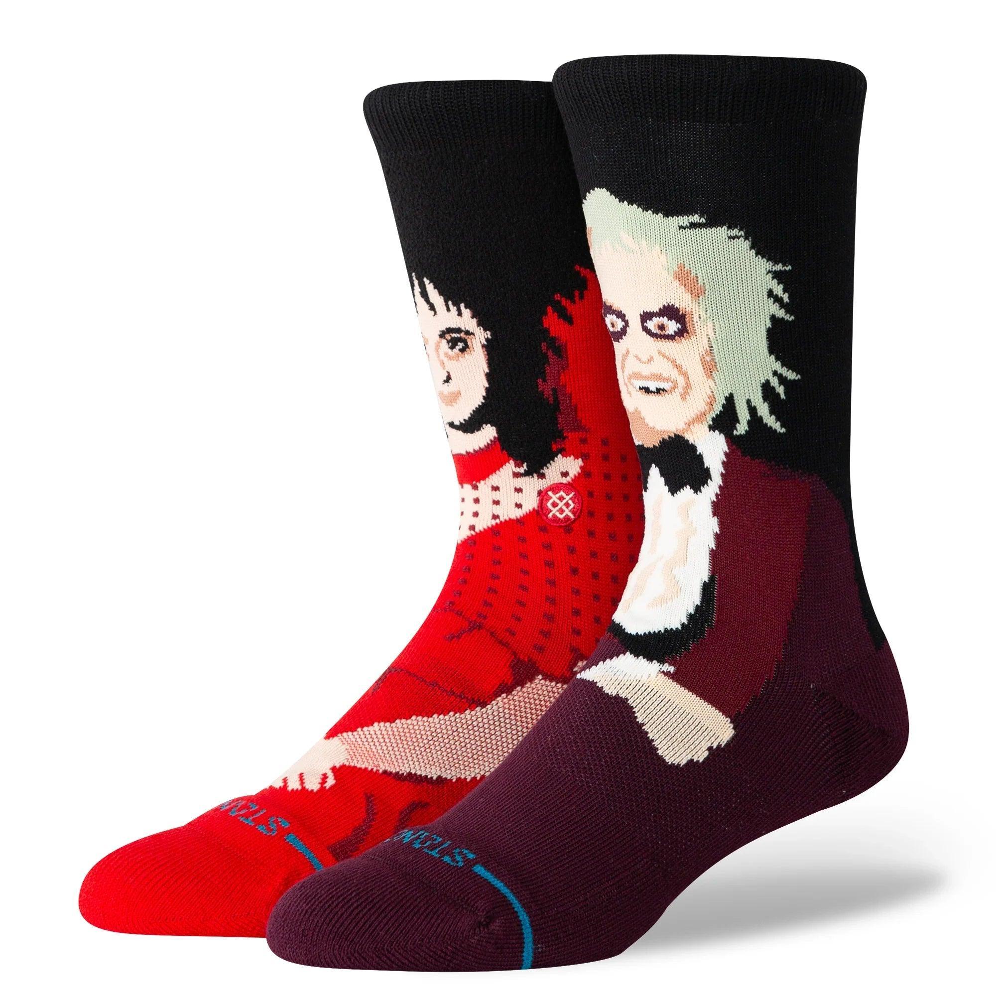 Stance X Beetlejuice Dearly Beloved Crew Socks Product Image