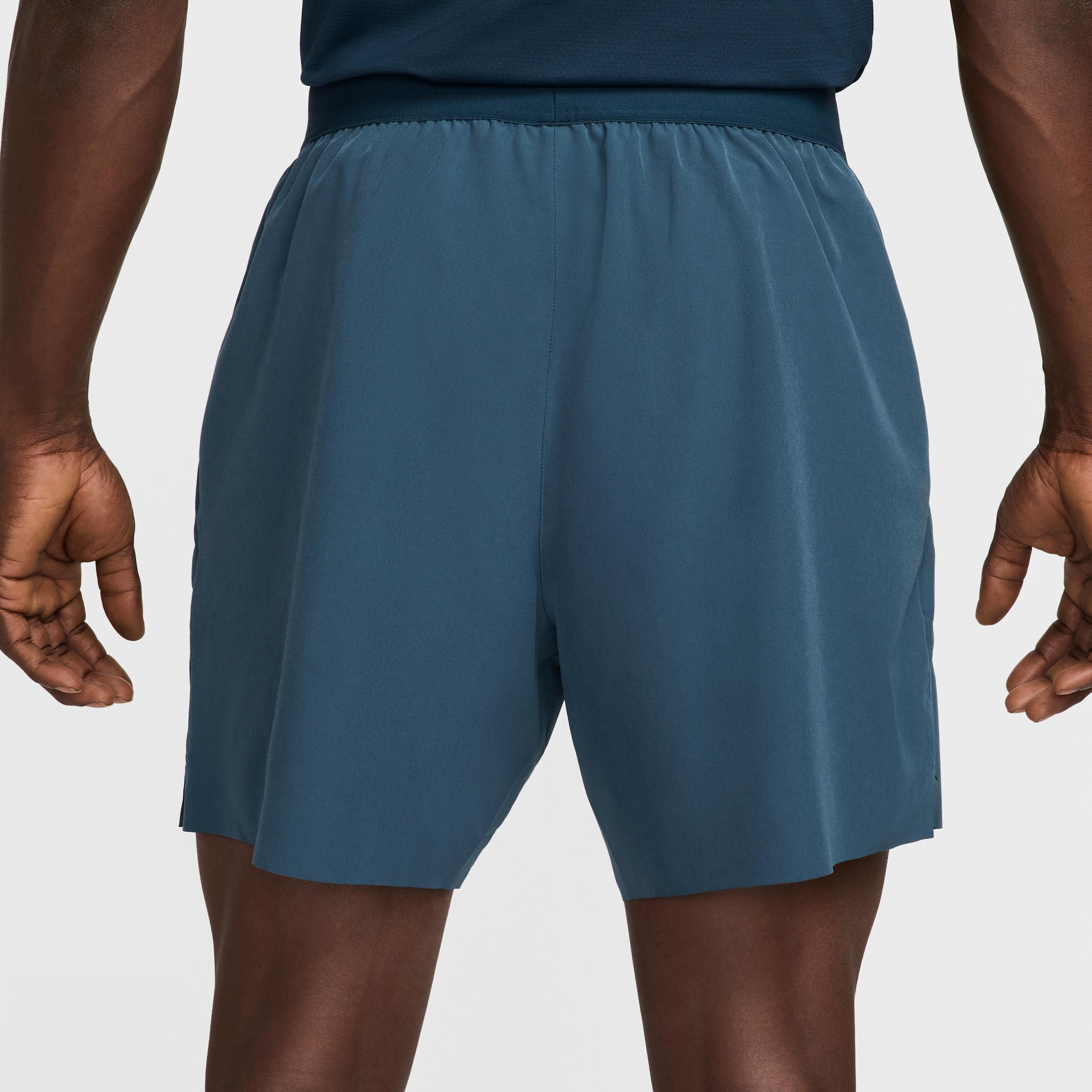 Nike Mens Court Advantage Dri-FIT 6 Tennis Shorts | FZ6913-478 Product Image