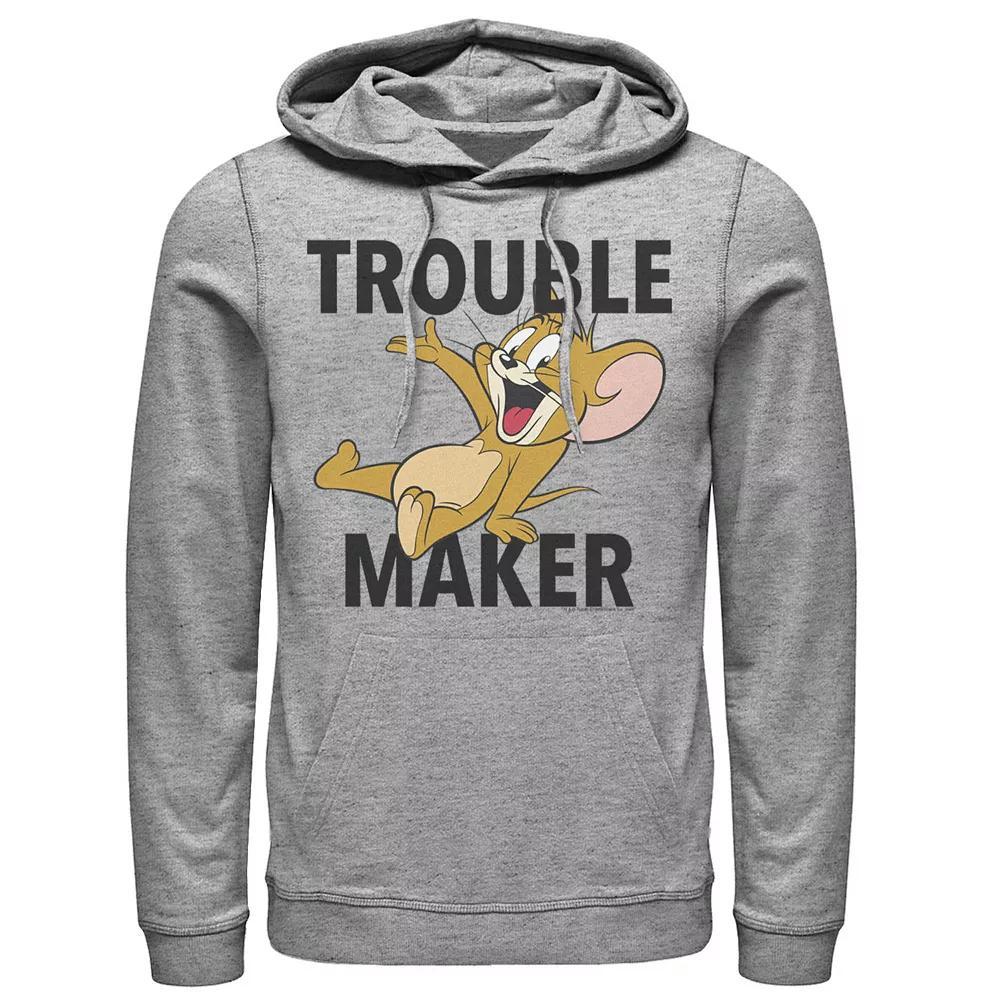 Mens Tom And Jerry Trouble Maker Portrait Hoodie, Men's,  Product Image