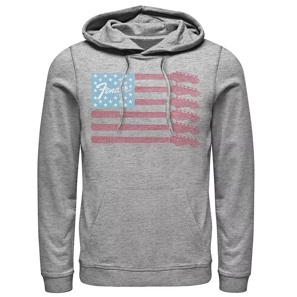 Men's Fender Guitar Flag Americana Rock Hoodie,  Product Image