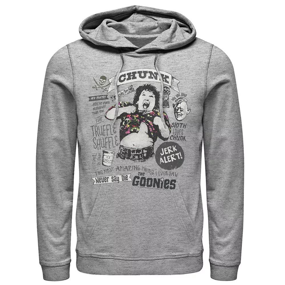 Men's The Goonies Chunk & Sloth Things Text Hoodie,  Product Image