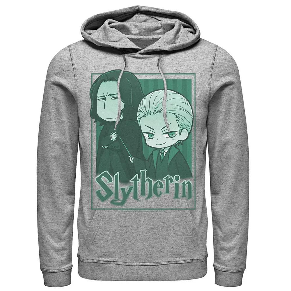 Men's Harry Potter Slytherin Snape & Draco Anime Hoodie, Size: 3XL, Athletic Grey Product Image