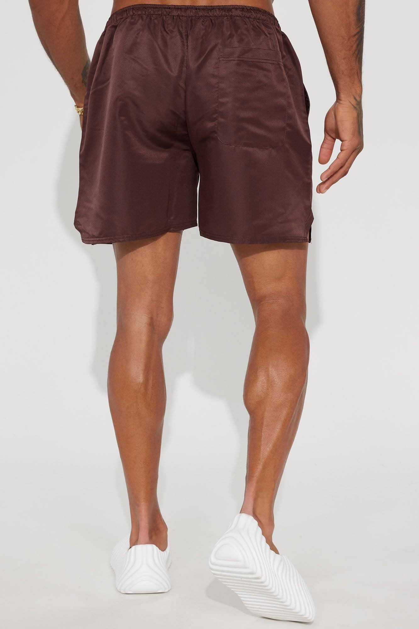 It's Savage Swim Trunk - Brown Product Image