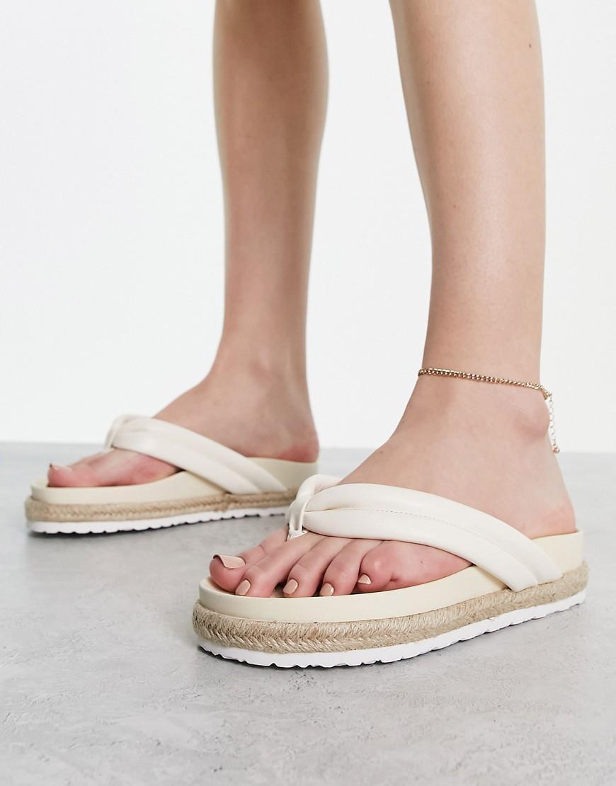 RAID Calvine espadrille toe post sandals Product Image