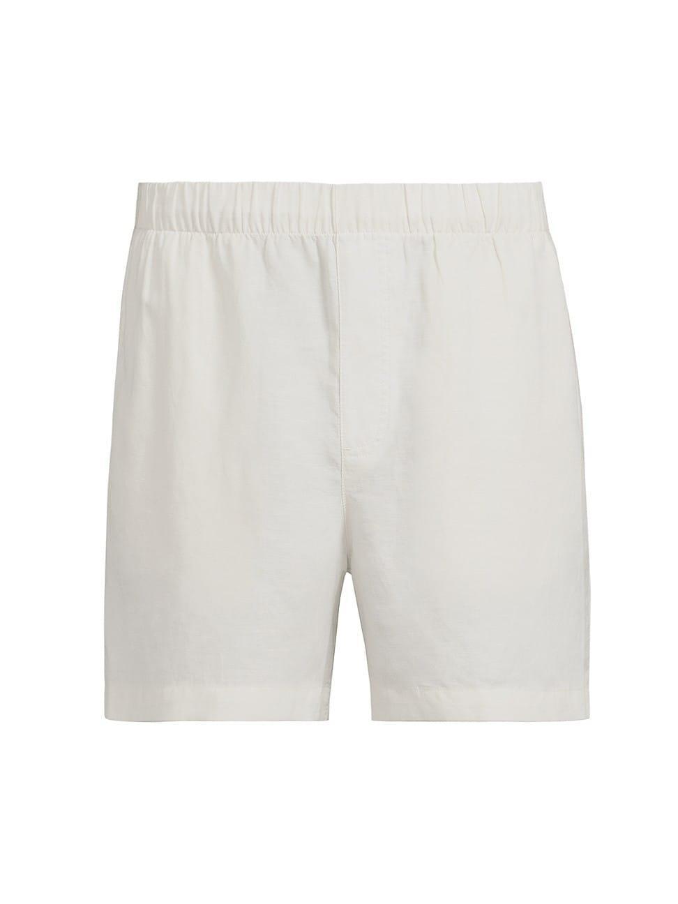 Mens Linen Home Shorts Product Image