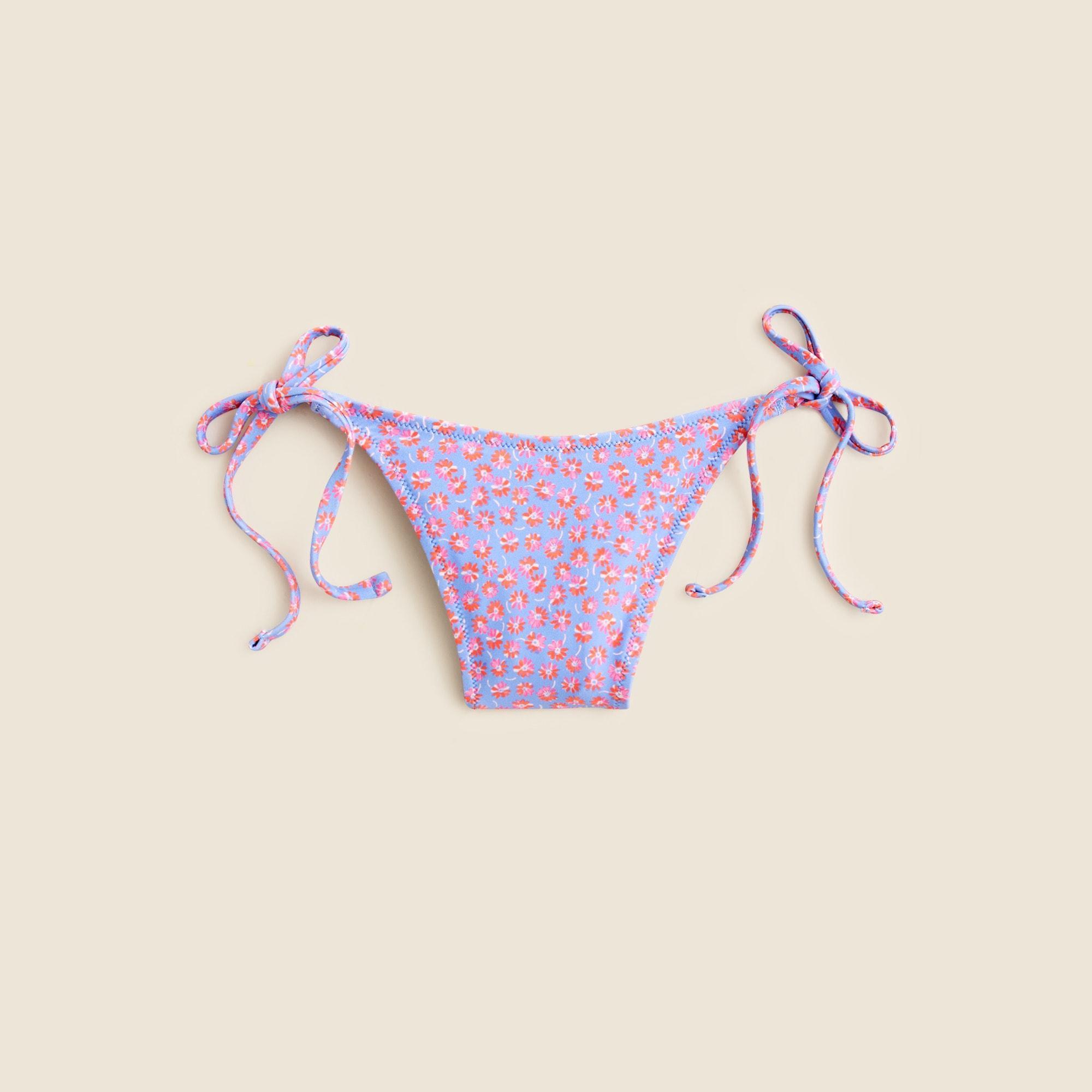 String bikini bottom in summer fields print Product Image